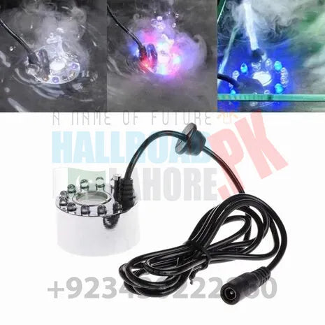 Original Ultrasonic Mist Maker Fogger 12 Led Colorful Light 24v 2a Hum Original Ultrasonic Mist Maker Fogger 12 Led Colorful Light 24v 2a Hum