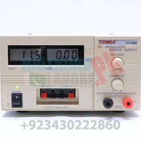 USED Tenma 72-7660 30V 10A Variable DC Power Supply