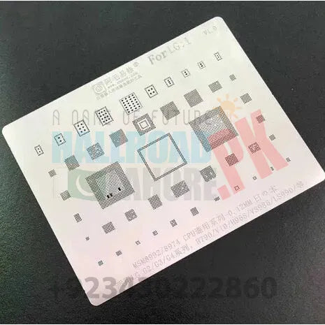 BGA Stencil MSM8992 CPU Reball Tin Template for LG LG G2 G3 G4 H790 V10 H968 VS986 LS990