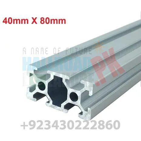 4080 Aluminium Profile Aluminium Extrusion For CNC Machines 1Feet