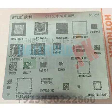 BGA Stencil G1126 For Samsung and OPPO