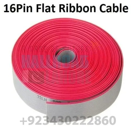 16 Pin Flat Ribbon Cable 250 Feet Long 1.27mm Pitch