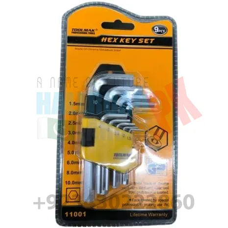 Dell 9pcs Hexagon Wrenches Allen Hex l Key Set
