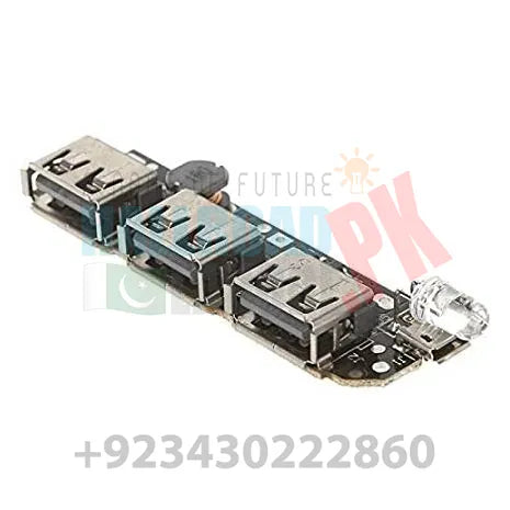 5V 2.1A 3USB Power Bank Charging Module Circuit Board Step Up Boost Po ...