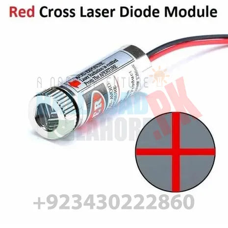 5mw 650nm Red Cross Line Laser Module Adjustable Focus Laser Diode