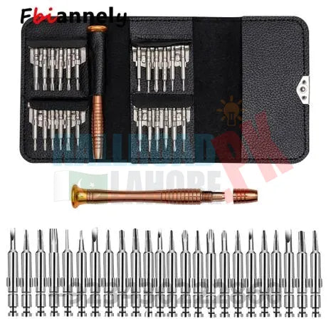 25 In 1 Precision Screwdrivers Set,mini Screwdrivers Repair Tools Kits With Leather Case For Mobile Phone, Pc Laptop, Macbook, Tablet, Ipad, Computers