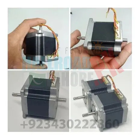 Dual Shaft Nema 23 2a Stepper Motor For Cnc 3d Printer