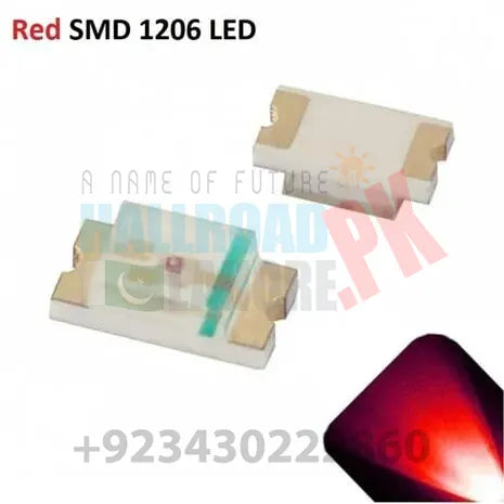 Red Smd 1206 Led Super Bright Light Emitting Diode