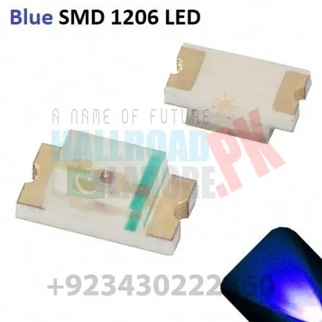Blue Smd 1206 Led Super Bright Light Emitting Diode