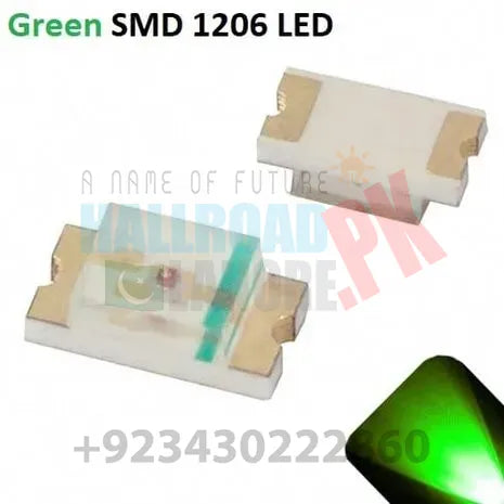 Green Smd 1206 Led Super Bright Light Emitting Diode In Pakistan