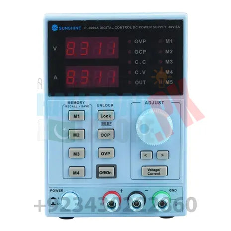 SUNSHINE P-3005A 0 To 30v 0 to 5A Programmable Power Supply For Mobile Repairing In Pakistan
