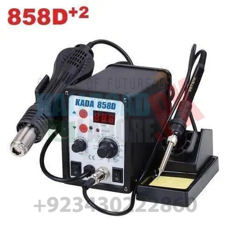 Kada858d+2 Kada 858d+2 Digital Smd Soldering Rework Station With Hot Air Gun And Soldering Iron