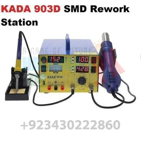 Kada903d Kada 903d Digital Hot Air Gun Soldering Iron Smd Rework Station 15v 2a With Regulated Power Supply 3 In 1 Multifunction Desoldering Station