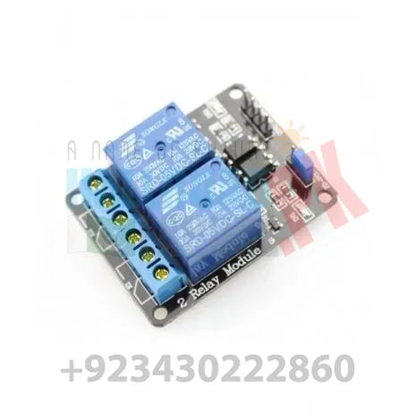 2 Relay Module Harga Electronics Components – Hallroadlahore.pk