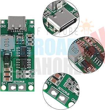 4A 3S Type C 11.1V Step-Up Boost LiPo Polymer Li-Ion Charger 12.6Vdc 18650 Lithium Battery In Pakistan