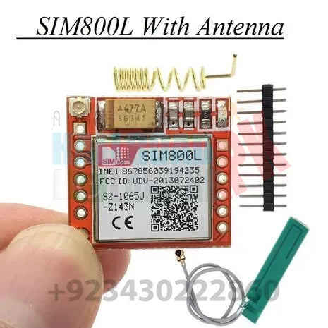 Sim800l Green Color Module Sim800l Gsm Module Micro Sim Card Board – Hallroadlahore.pk
