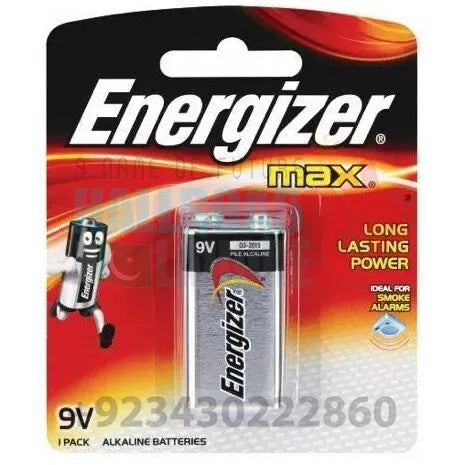 Energizer 9v Battery Alkaline General Purpose Battery In Pakistan