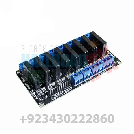 Ssr 8 Channel Module Solid State Relay Ssr Module 8 Channel 5v Omron For Arduino ...