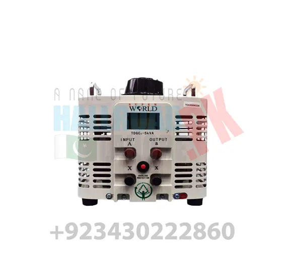 TDGC2 5kVA Variac Single Phase Manual Voltage Regulator Variable Transformer (0-300V)