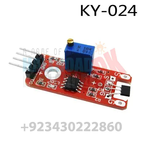 Ky024 Linear Magnetic Hall Effect Sensor In Pakistan