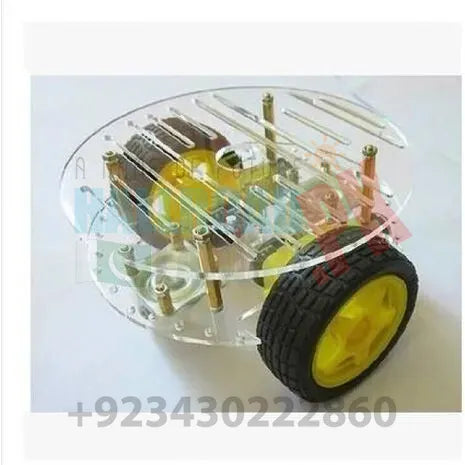 2wd Round Robot Car Chassis In Pakistan