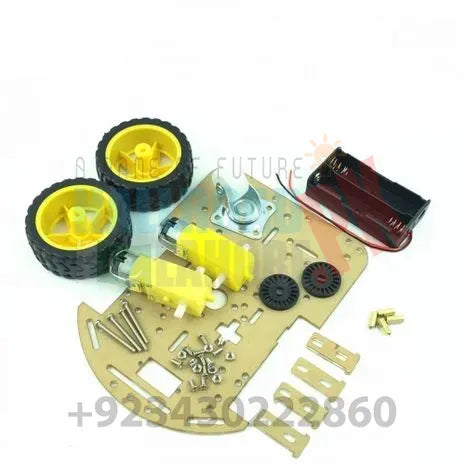 2wd Diy Transparent Motor Smart Robot Car Chassis Kit