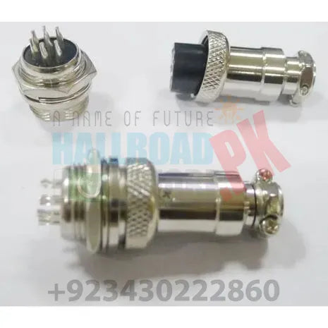 Xlr 7 Pin Cable Connector 16mm Chassis Mount 7pin Plug Adapter Plug Connector