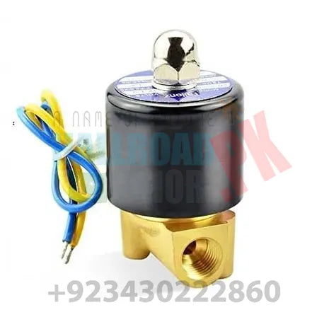 1/4 Inch 220v Ac Brass Solenoid Valve For Water Oil Gas