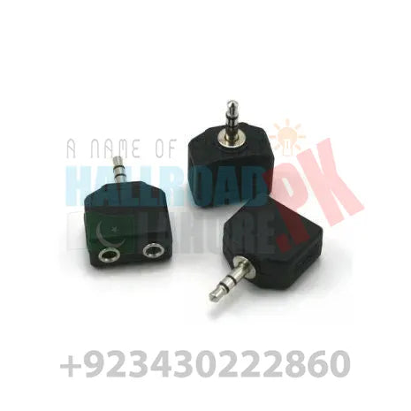 Headphone Jack Splitter 3.5mm Jack Plug To 2x 3.5mm Jack Sockets Stereo Adaptor Dual Splitter