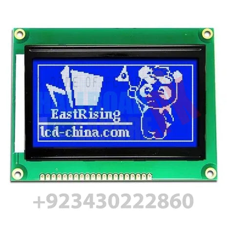 Jhd12864e Blue Color 128 By 64 Graphical Lcd