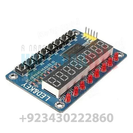 Tm1638 8 Digit 7 Segment Display With Led’s And Switches