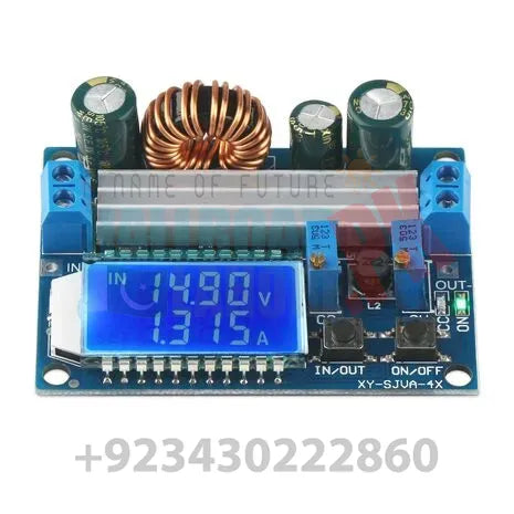 4a Buck-boost Converter Module Adjustable Buck Boost Board With Lcd Display