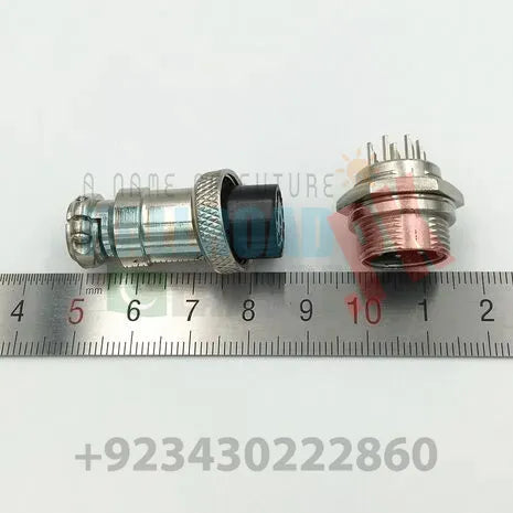 Xlr 8 Pin Cable Connector 16mm Chassis Mount 8pin Plug Adapter