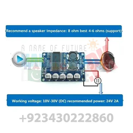 35w Digital Amplifier Board Tda8932 Mono Audio Power Amplifier Module Low Power Consumption