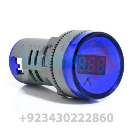 DELL Mix Color Round Shape Panel Mount Digital AC Voltmeter