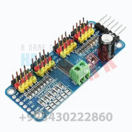 16 Channel Servo Motor Driver Pca9685 12 Bit Pwm I2c Module For Arduino