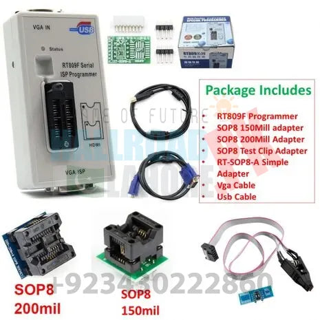 Bios Rt809f Serial Isp Programmer Rt809 With 3 Adapters