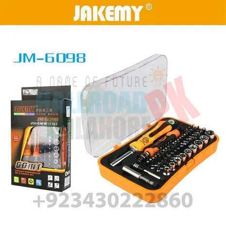 Jakemy Jm6098 Jm 6098 66 In 1 Professional Screwdriver Repair Tool Set