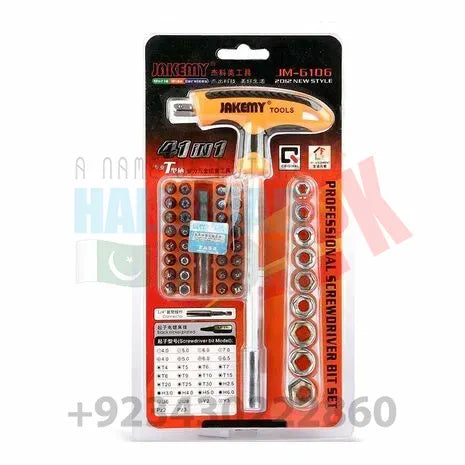 JM-6106 43 in 1 Multi-functional Screwdriver Hand Tool Set Household