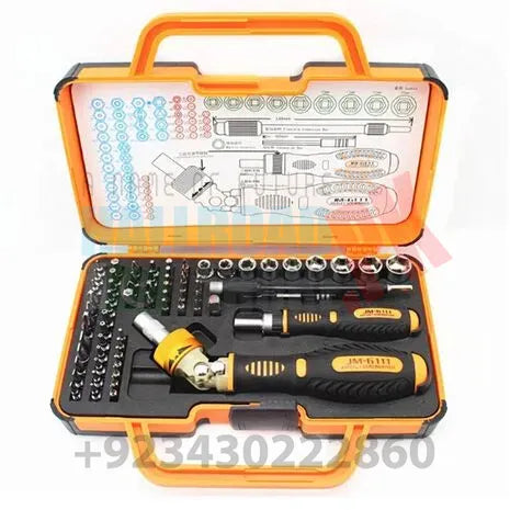 Jm-6111 69 In 1 Screwdriver Ratchet Hand-tools Suite Furniture Computer Electrical Maintenance Tools