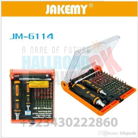 JM-6114 70 in 1 Screwdriver Ratchet Hand-tools Suite Furniture Computer Electrical maintenance Tools