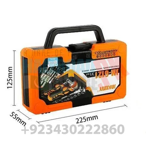JM-6121 31 in 1 Multi-functional Screwdriver Hand Tool Set Household Tools