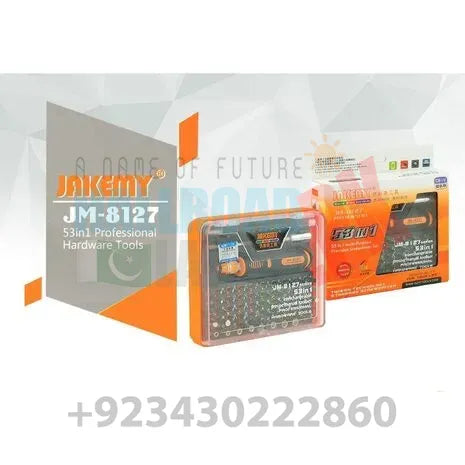 Jakemy Jm-8127 53in 1 Screwdriver Ratchet Hand-tools Suite Furniture Computer Electrical Maintenance Tools