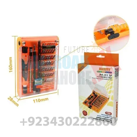 Jakemy Jm-8132 45 In 1 Screwdriver Ratchet Hand-tools Suite Furniture Computer Electrical Maintenance Tools