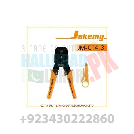 JM-CT4-3 RJ45 RJ11 RJ12 CAT5 Cat5e Portable LAN Network Crimper Plug Pliers Set With Wire Stripper Cutter Pliers Tool Kit