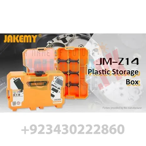 JAKEMY JM - Z14 Multifunctional Plastic Storage Box - LIGHT YELLOW