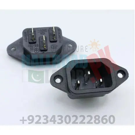 3 Pin Male Power Socket (computer Power Socket)