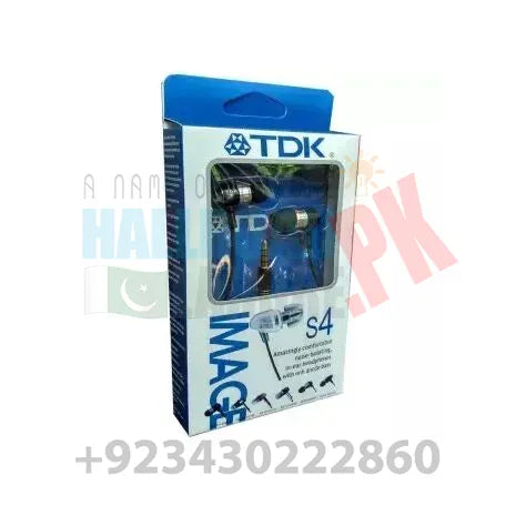 TDK Super Bass Metal Earphones/Handsfree With Caring Case - Black In Pakistan