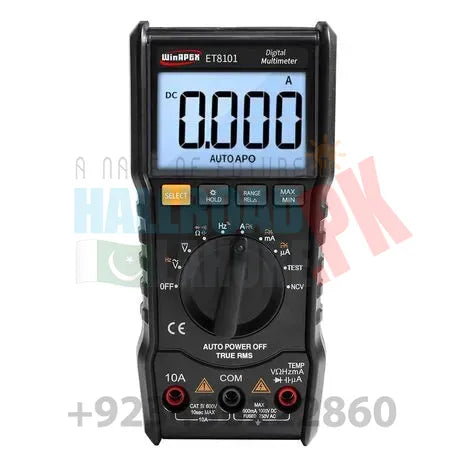 ET8101 True-RMS Digital Multimeter AC/DC Voltage Current Tester with Resistance Capacitance  Diode and NCV Measurement