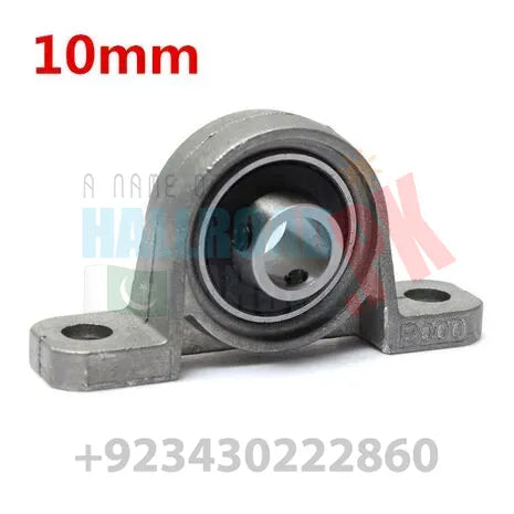 Ball Bearing 10mm Bore Diameter Zinc Alloy Pillow Block Mounted Ball Bearing KP000